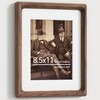 Heimlove 8.5X11 Picture Frames Natural Walnut,Original Wood Hand Make Crafted