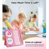 Visual Timer & Digital Alarm for Kids and Adults: Silent