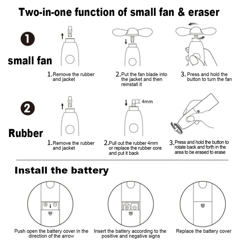 Eraser Pen Type Electric Type
