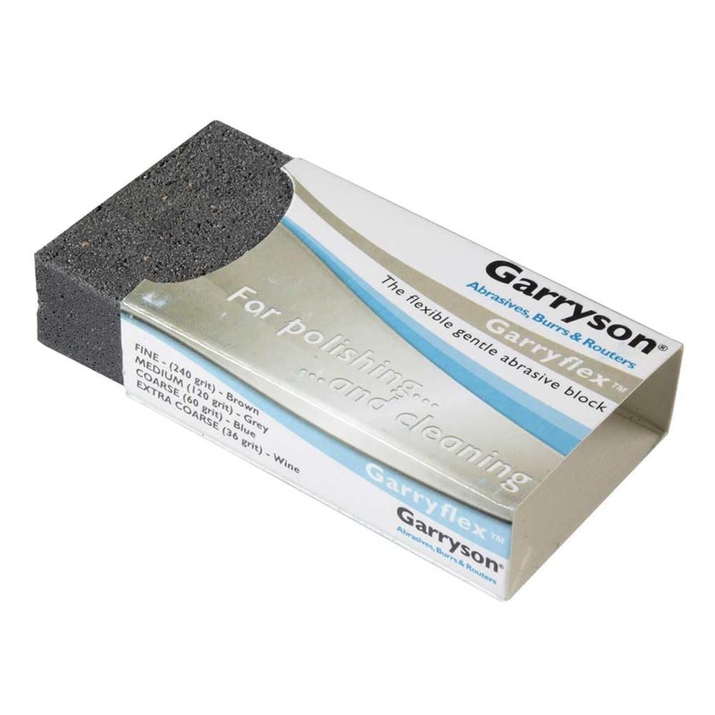 Garryson GB120 Garryflex Abrasive Block - Medium 120grit, Grey