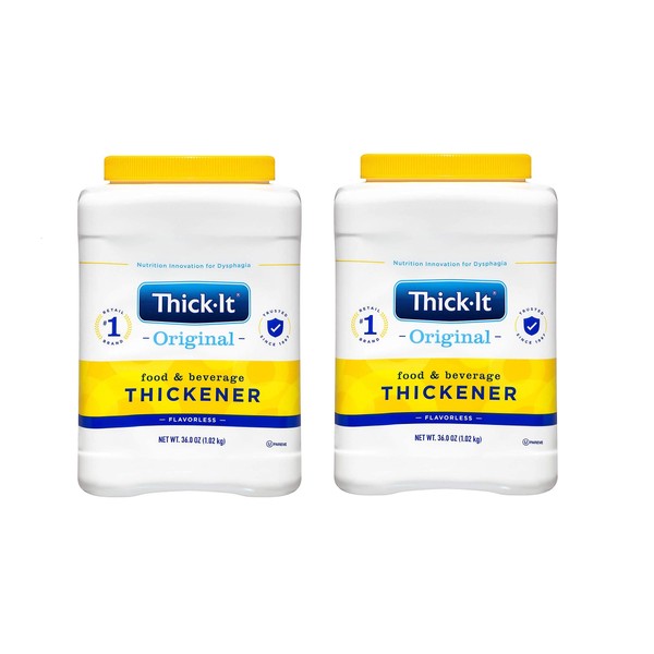Thick-It Food & Beverage Thickener, Original, 36 Oz Canister (Pack of 2)