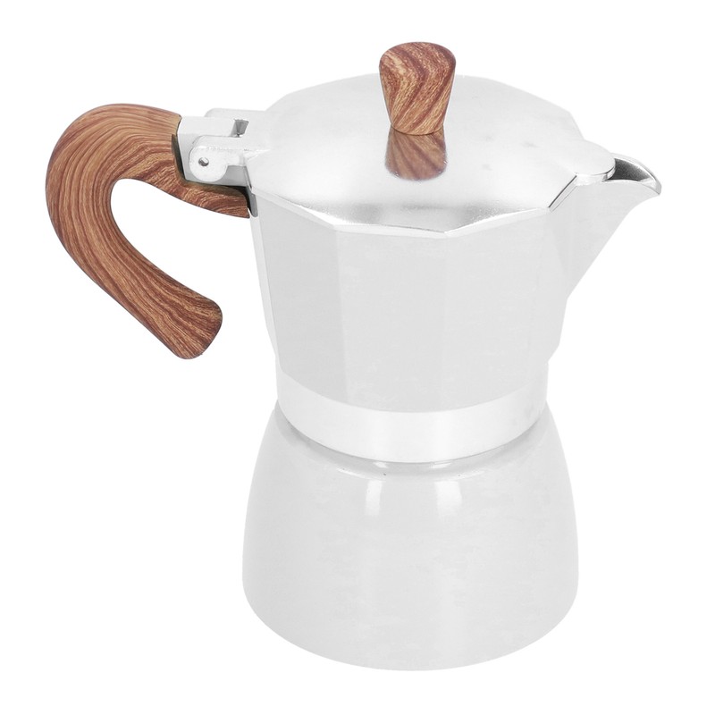 150ML Practical Aluminum Coffee Maker Octagonal Moka Coffee Pot for