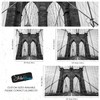 Black and White Brooklyn Bridge Wall Mural, Peel and Stick,