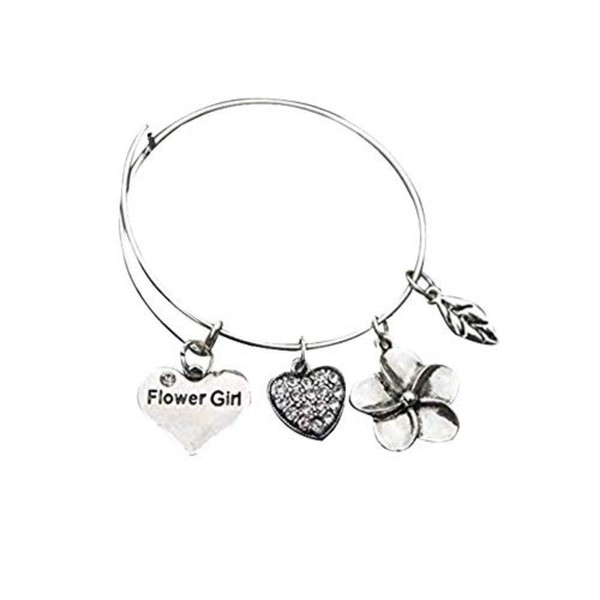 Infinity Collection Flower Girl Charm Bracelet for Girls, Flower Girl Jewelry for Weddings- Makes The for Flower Girls
