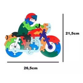 ComLe Rompecabezas De Madera Diseños A Elegir Con Números Y Letras