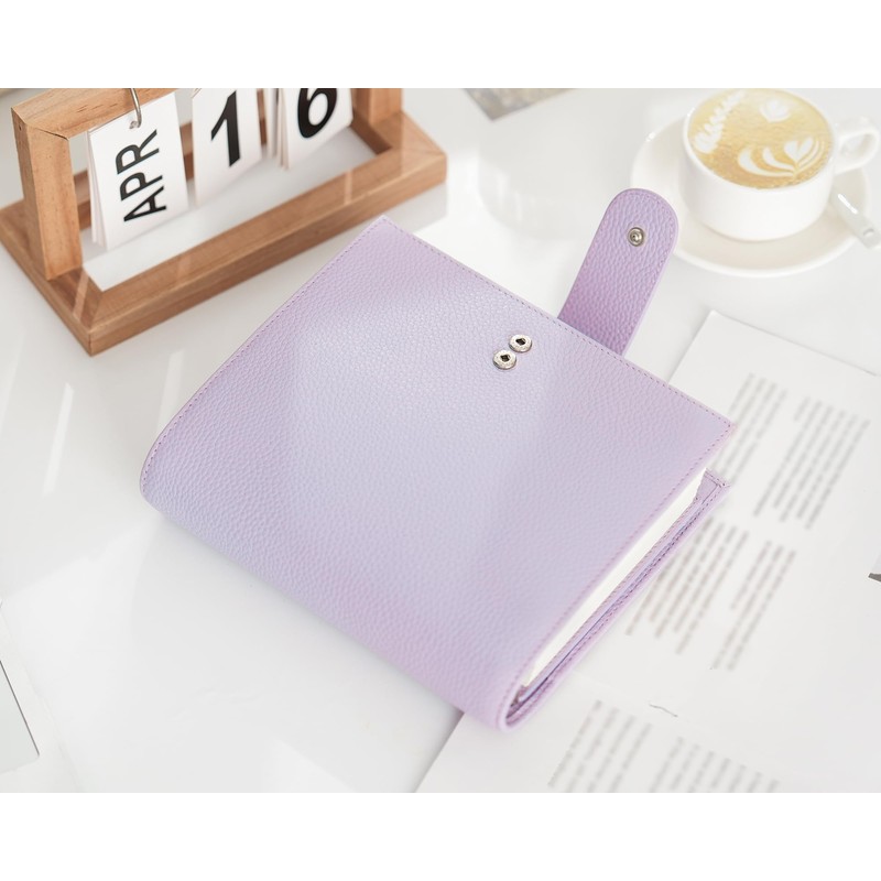 Moterm Personal-Wide Luxe Rings Planner - Genuine Leather Binder Organizer