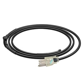 DEWENWILS 3ft Heat Cable for Pipe Freeze Protection, Self-Regulating Cable with Build in Thermostat, ETL Listed