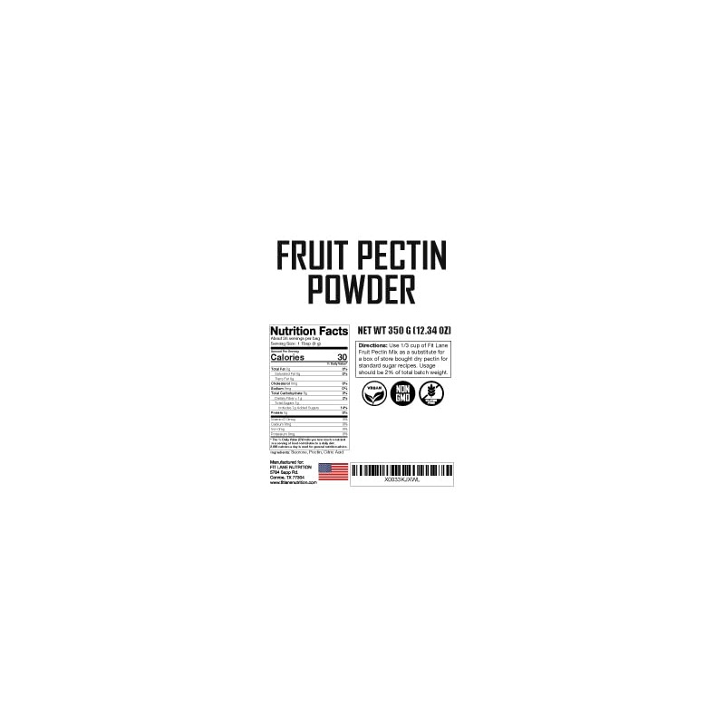 Fruit Pectin Powder for Jams and Jellies - Natural, Vegan