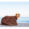 Geyecete Premium Microfiber dog towel bag Dog Drying Bag with
