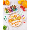 Kimfead Bread and Vegetable Cookie Cutter for Children, 26 Pieces,