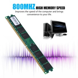 Stable Performance Chip 2GB Memory Ram for PC, DDR2 Memory Ram, for Computer