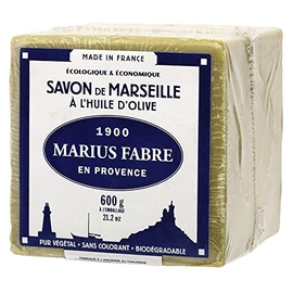 Marius Fabre 'Le Lavoir': 2x 600g echte Marseiller Kernseife aus 72% Palmöl (Würfelseife)