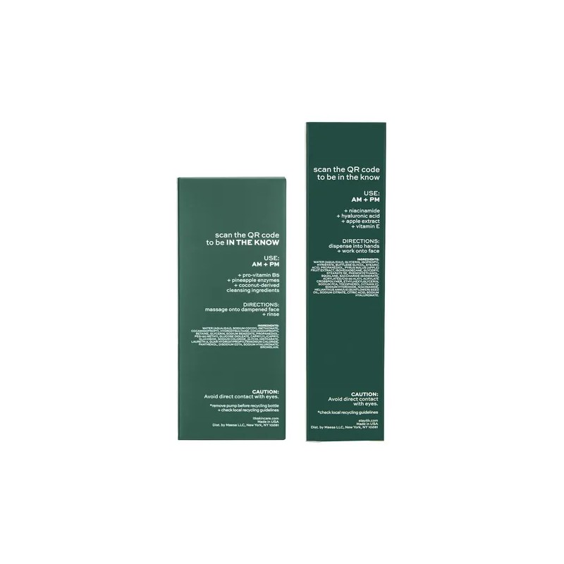 Itk Skincare Set De Limpiador Crema Hidratante Limpiador F