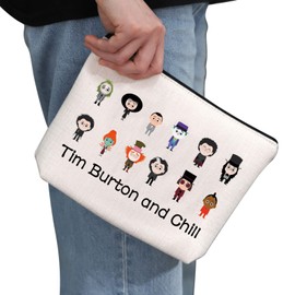 Movie Fan Gift Tim B and Chill Makeup Bag Tim B Lover Cosmetic Bag Movie Lover Gift (Tim B and Chill)