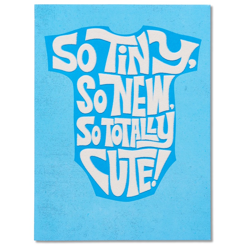 American Greetings New Baby Boy Card (So Tiny So Cute)