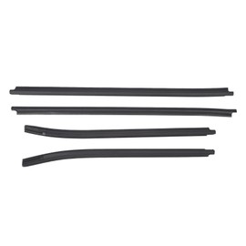 CFTGIW 4PCS Window Moulding Trims Rubber 68161 0K010 Replacement for Hilux SR5 VIGO MK6 PICKUP 2005 to 2015