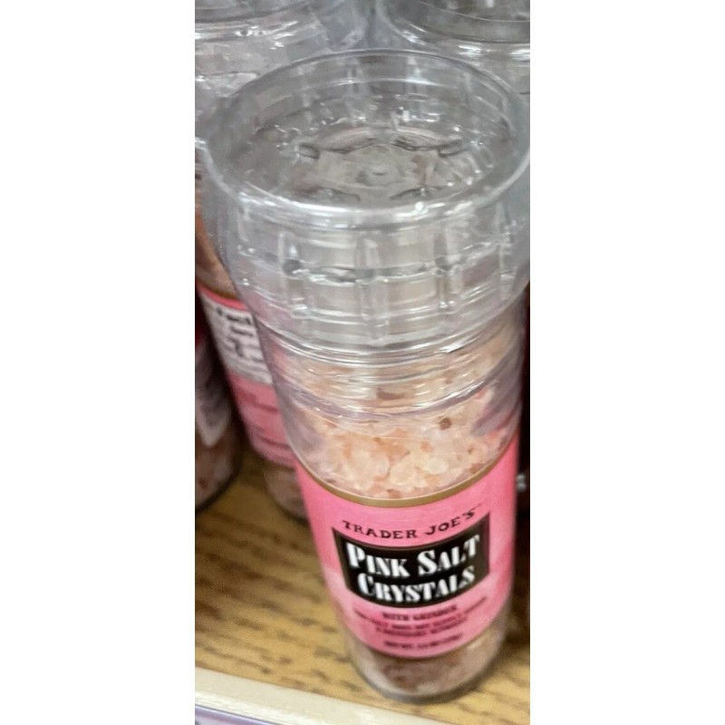 Trader Joe’s Pink Salt Crystals With Grinder