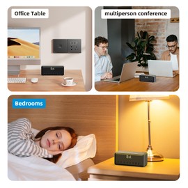 LIMETA MDSS2 8-in-1 200W Desktop Charging Station,Fast Charging Station, Fast Charging Smart Power Distribution Screen Display with Timer Charging/Alarm Function APP Link,6 Port USB-C 65W Max