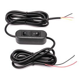 PKINGLAKE Emergency Strobe Flashing Lights Controller/DC 12-24V