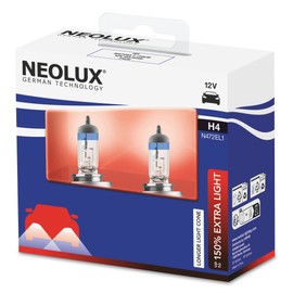 NEOLUX 150% Extra Light H4, halogen headlights, N472EL1-2SCB, 12 V, 60/55 W, softcover box (2 lamps)