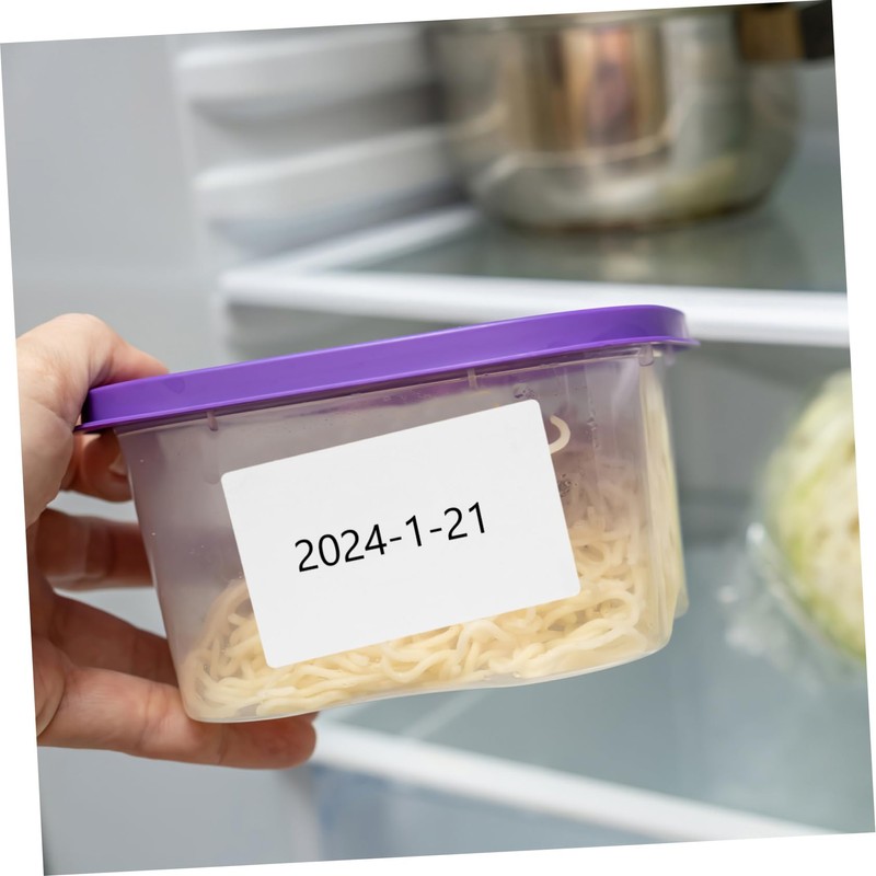 Operitacx Thermal Labels Sticker Labels for Mason Jars 100pcs 80x50mm