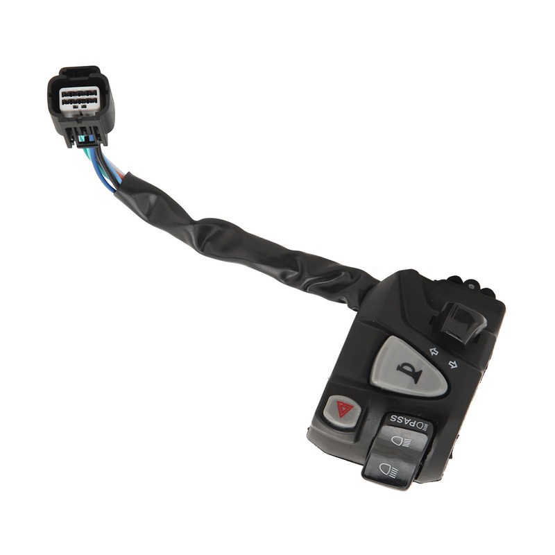 22mm Handlebar Switch Assembly High Low Beam Hazard Light Turn