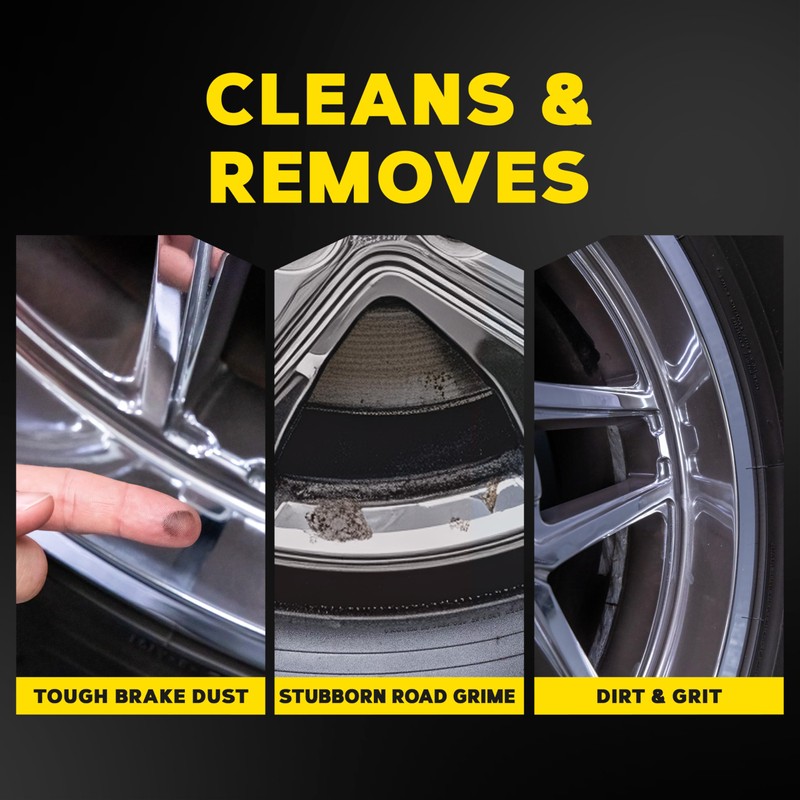 Meguiar's Hot Rims Chrome Wheel Cleaner, Deep Foaming Rim Cleaner