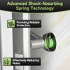 Protector de pared para tope de puerta con cabezal de