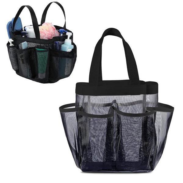 Portable Mesh Shower Caddy Basket, Quick Dry Durable Hangable Toiletry