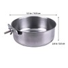 POPETPOP Alimentador De Aves De Acero Inoxidable 2 Piezas para