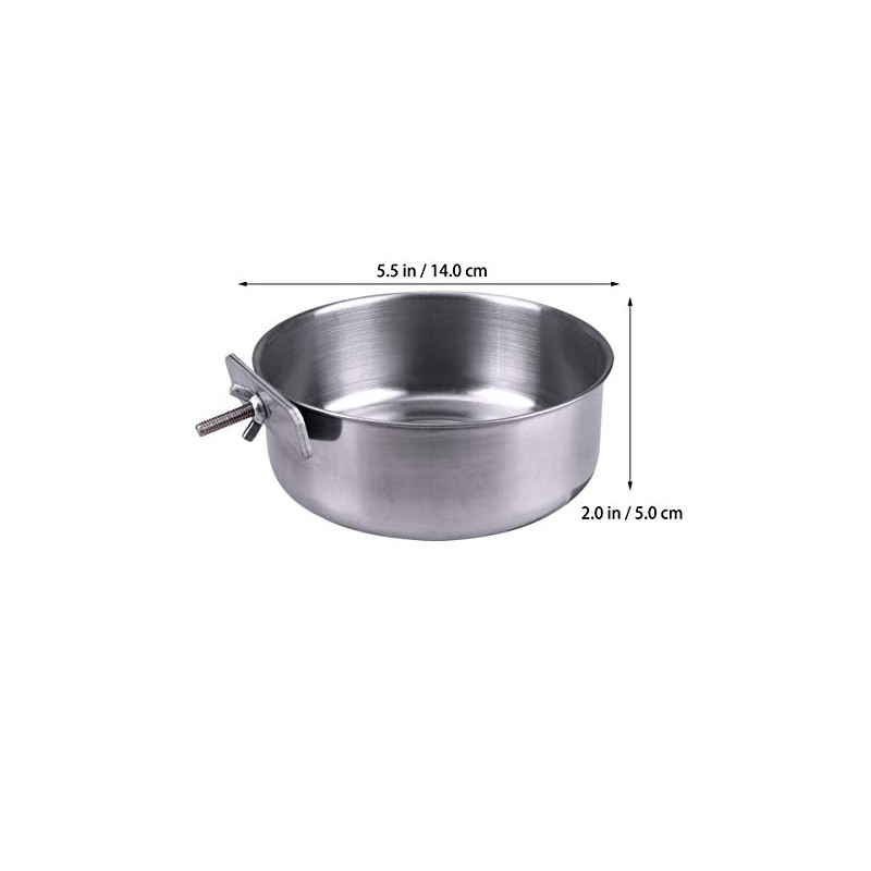 POPETPOP Alimentador De Aves De Acero Inoxidable 2 Piezas para