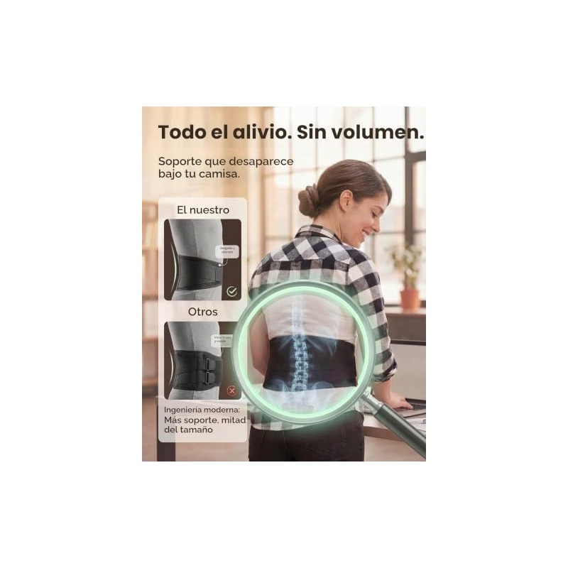Faja Lumbar Industrial Hombre y Mujer, X-Large