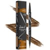 Pinkiou Microblading Eyebrow Pen, 2-In-1 Waterproof Eyebrow Pen, Dual-Ended Eyebrow