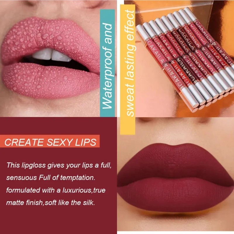 Cakaila Brillo De Labios Color Nude, 10unidades, Pintalabios