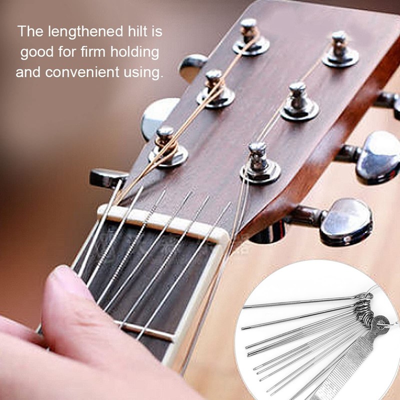 Guitar Nut Slotted Files, Guitar Bridge Saddle Nut Files, 13