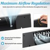 Baseboard Register Diffuser Vent Covers: 6 Pcs 18 Inch Baseboard