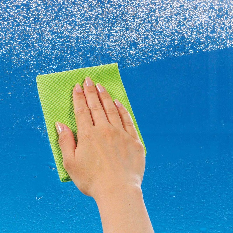 Azuma Industries BA795 Absorbent Cloth, Green, Absorbs Water Drops and