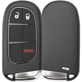 Sianxaido 68105087AG Key Fob Shell Case Compatible with Cherokee 2014-2022 2.0L 2.4L L4 3.2L V6