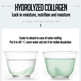 SANITRO Collagen Eye Gel Pads, Green Tea Under Eye Patches, Firming Eye Mask, 30 Pairs Collagen Eye for Eye Moisturizing, Dark Circles, Wrinkles, Fine Lines, Under Eye Bags