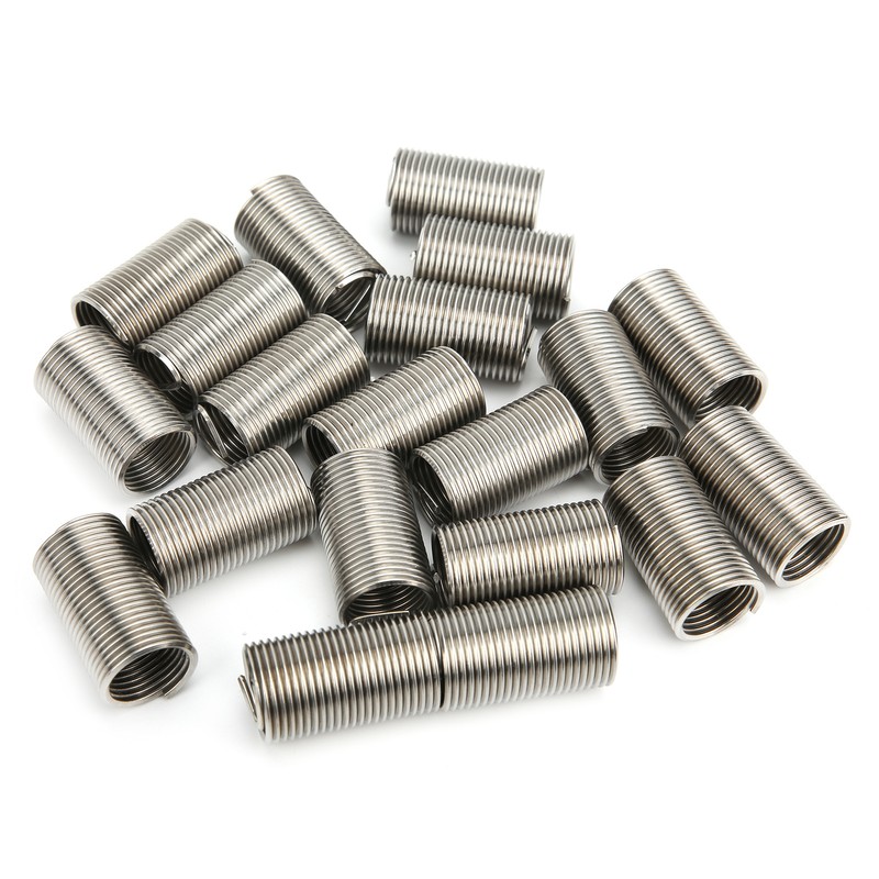 20PCS Wire Thread Inserts SUS304 Wire Stainless Steel Screw Sleeve