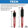 Rocksport RED Steering Stabilizer Kit by MetalCloak, For JK Wrangler,