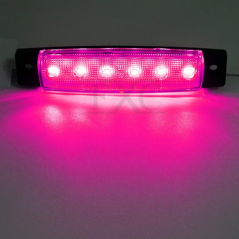 FXC 10x 6 LED Clearence Truck Bus Trailer Side Marker