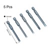 sourcing map U-Shaped Bits Set 5pcs 1/4 Inch Hex Shank