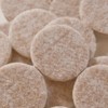 1-1/2" Diameter Heavy Duty Felt Pads - 4 Pcs