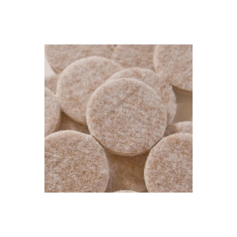 1-1/2" Diameter Heavy Duty Felt Pads - 4 Pcs
