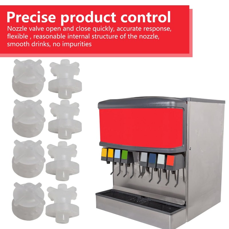 8Pcs LEV Soda Split-flow Coke Valve 3.0 Diffuser Internal Mixer