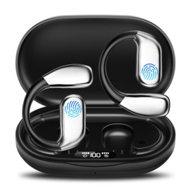 AI Language Translator Earbuds, OWS Real-Time 3-in-1 Translation Earbuds 144 Languages & Accents, Audifonos Traductores Inglés Español, Translation Device for Travel Business, Black