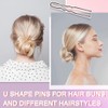 ZAKASEA - Kit de 300 Accesorios para Cabello: 100 Pasadores
