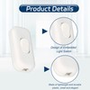 2Pcs Inline Switch, Durable 250V Lamp Switchs, 6A in Line