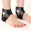Black Honeycomb Pattern Multi-Sport Ankle Support for Running and Tennis 1 Piece/S (210-230) 2ea